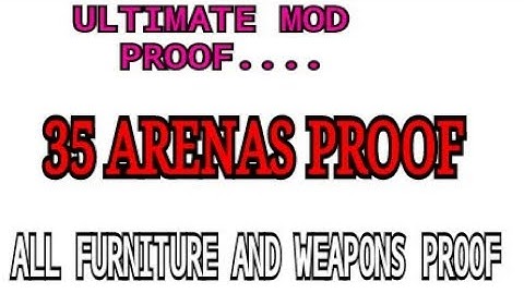 WR3D ULTIMATE mod proof | 35 arenas ADDED|. All FURNITURE and WEAPONS added| releasing this may
