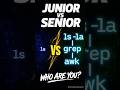 Junior vs Senior DevOps Engineer on Linux 😂 Which One Are You? #Shorts