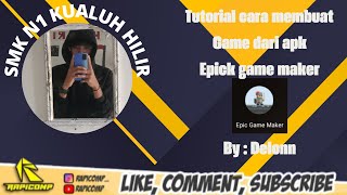 CARA MEMBUAT APLIKASI GAME DENGAN MENGGUNAKAN APLIKASI EPIC GAME MAKER BY.DELON S.P. SMKN1 TKJ screenshot 5