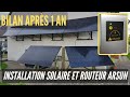 Bilan routeur solaire arsun et production solaire 2023