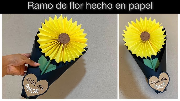 Ramo de Rosas de papel - Bouquetde rosas - manualidades 