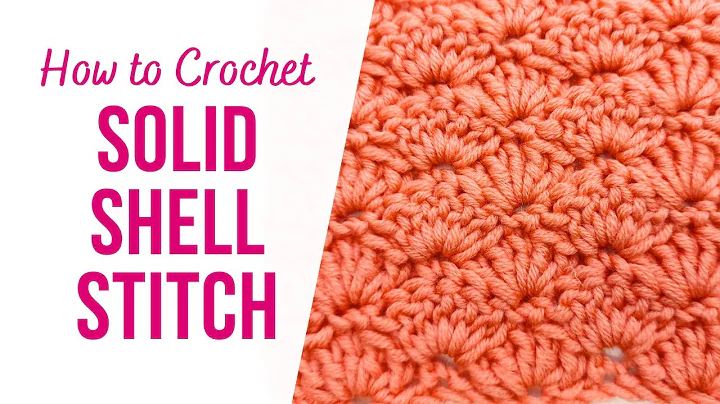 How to Crochet Solid Shell Stitch | FOR ABSOLUTE BEGINNERS