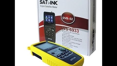 Satlink WS6933 Data Editor (Via USB PC Link)