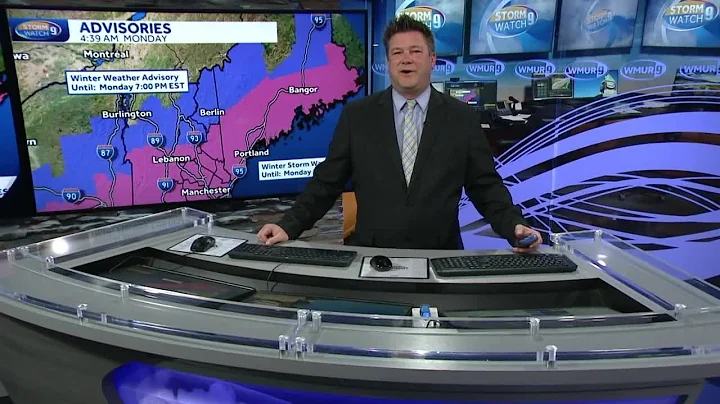 Video: Snow to continue Monday; another storm eyed mid-week