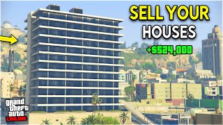 How Do You Sell Your Own Properties For Money in GTA 5 Online! (Houses, Garages, Apartments)