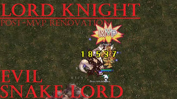 Ragnarok Online MSP: Post-MVP Renovation update (Evil Snake Lord)