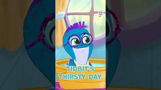 Turtley Awesome! Stay Hydrated with Tidbit Turtle! | Vida The Vet | CBeebies #shorts