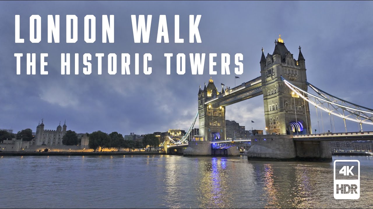 London’s Historic Towers. BREATHTAKING & TIMELESS walk as the city sleeps. 4K | HDR.