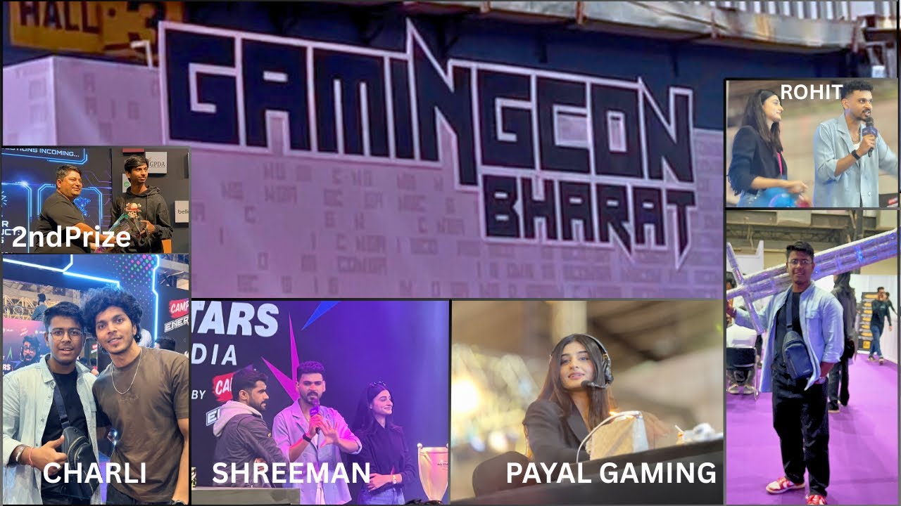 GAMING CON BHARAT | FT. @PAYALGAMING @ShreeManLegenD @shreemanlegendliveofficial 