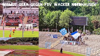 Stimmung bei Wismut Gera gegen Wacker Nordhausen