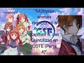 “Múltiples animes reaccionan a Ayanokoji - Capítulo 8: Las Quintillizas en COTE (Parte 4)”.