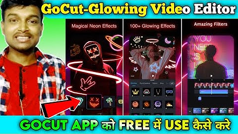 How to use GoCut pro Video App|GoCut Pro - Glowing Video Editor|Glow animation Tutorial|GoCut pro