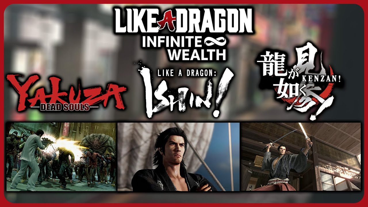 Kiryu remembers Dead Souls, Ishin! and Kenzan! - Like a Dragon: Infinite Wealth