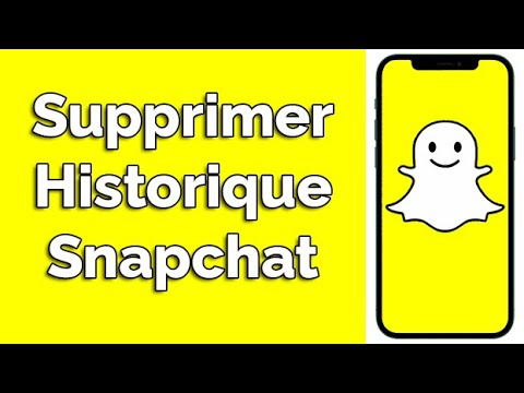 Comment effacer historique de connexion Snapchat, supprimer historique Snapchat