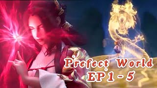 🌿完美世界EP1-5！石昊天生至尊骨被夺濒死！石子凌夫妇大闹石族！柳神助石昊涅槃重生！【完美世界 Perfect Would】#国漫