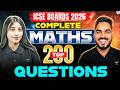 ICSE 2026 Maths | Top 200 Most Important Questions | Complete Revision for Boards | Shikha Ma'am