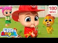 What your favorite color drink  bingo and baby john  little angel nursery rhymes and kids songs