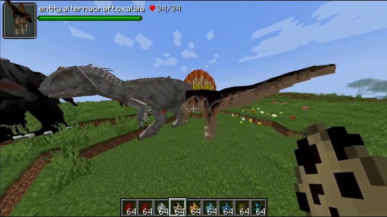 Mod que a ade un mont n de dinosaurios alternacraft mod para