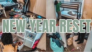 NEW YEAR RESET CLEAN DECLUTTER AND ORGANIZE WITH ME | EXTREME CLEANING MOTIVATION|2024 CLEAN WITH ME