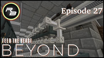 Modded Minecraft : FTB Beyond : Ep 27 : Automated Ore Processing (Applied Energistics 2)