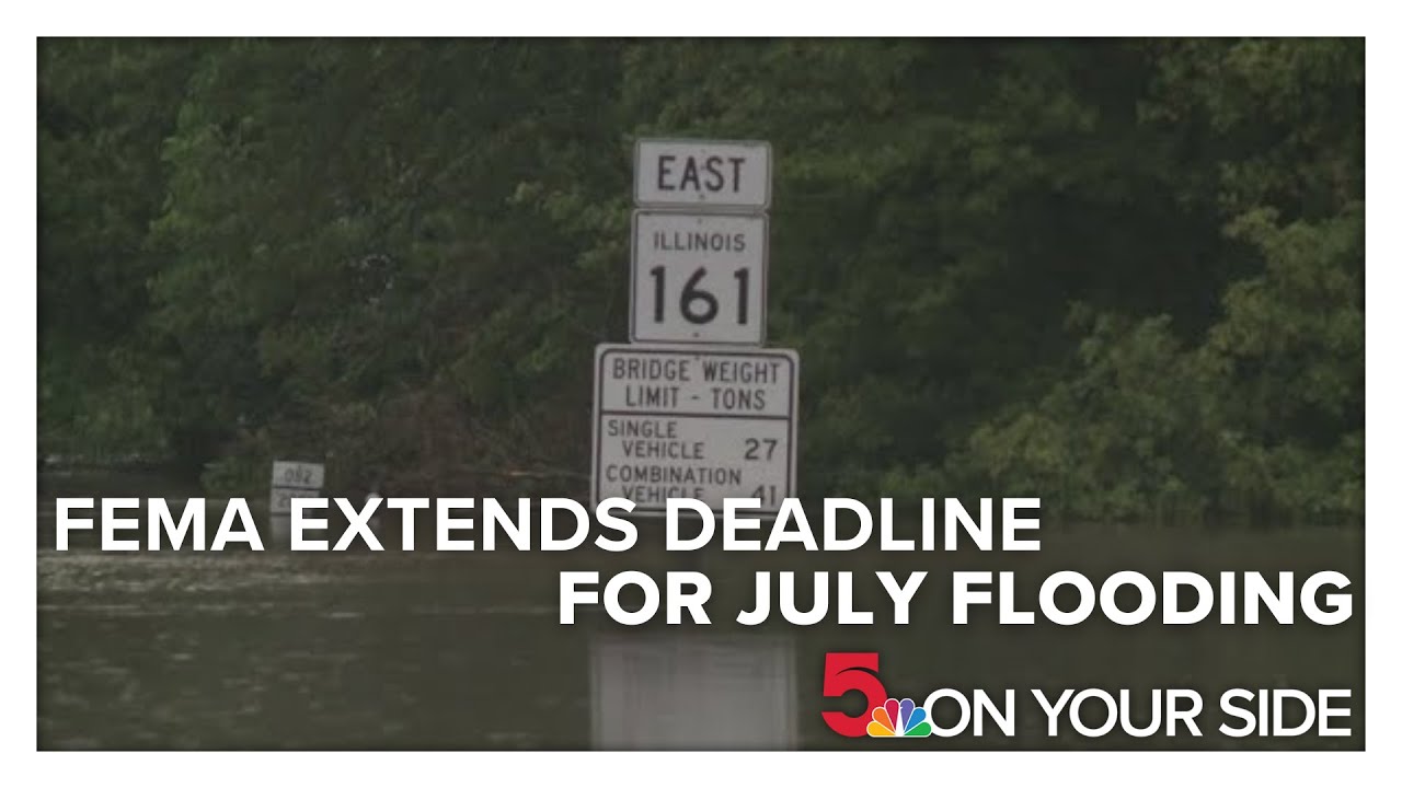 FEMA extends deadline for July flooding assistance applications - YouTube