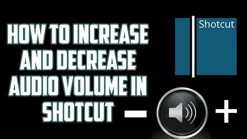 Shotcut | Shotcut Audio Editing | Shotcut Video Editor tutorial