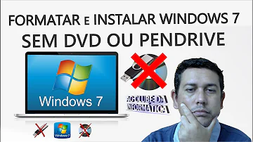 Como reparar o Windows 7 sem disco de instalação?