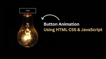 Button Animation In HTML CSS & JavaScript | Button Hover Animation