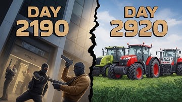 I SPENT 2 YEARS BUILDING A FARM WITH $0 AND A CHAINSAW l FS25 l Part 4