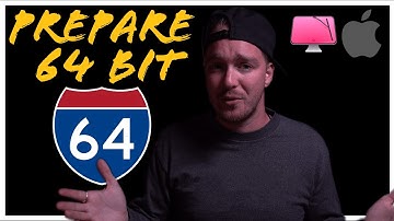 Prepare your Mac for 64-bit only! How to find 32-bit applications