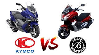 KYMCO XCITING S400i vs BRISTOL MAXIE 400 | Side By Side Comparison | King Eley TV