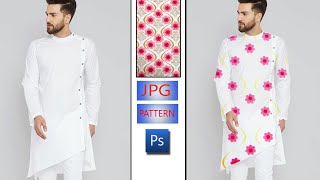 #Video - How to Add A Pattern With Shervani Look Design In Photoshop|| #adobephotoshop #youtube screenshot 2