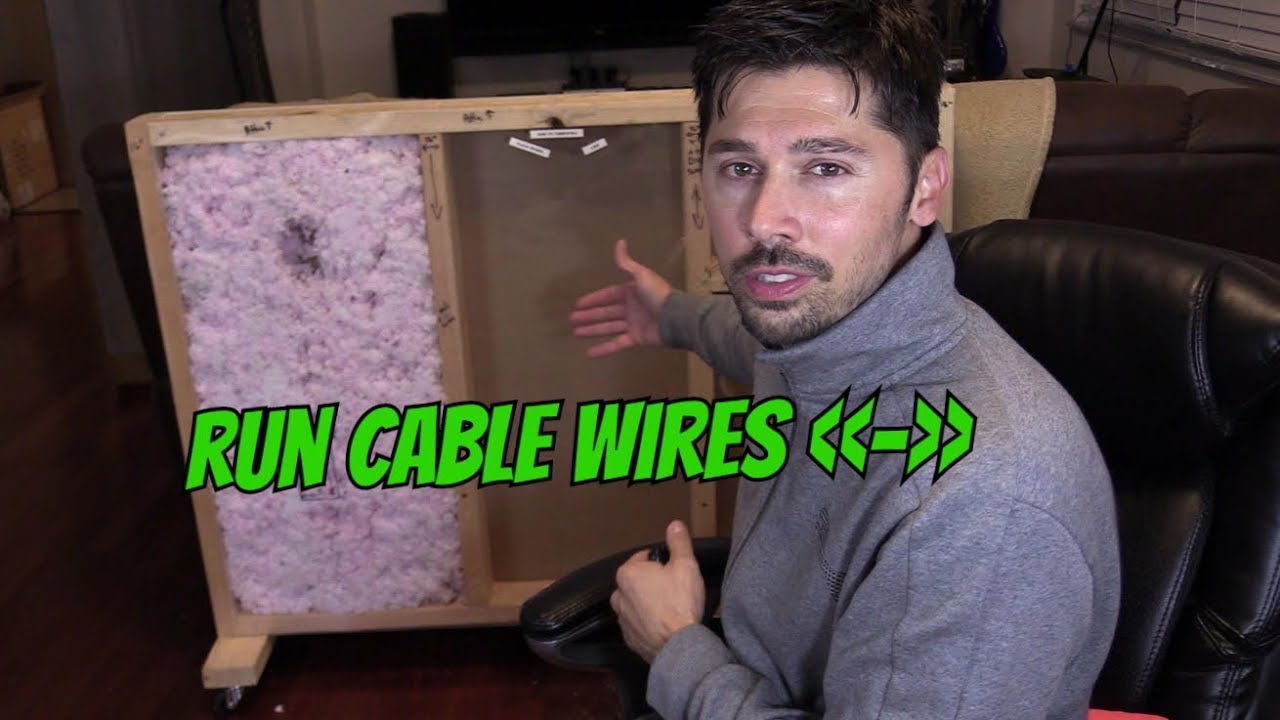 HOW TO FISH CABLE WIRES THROUGH STUDS HORIZONTALLY USING FLEX