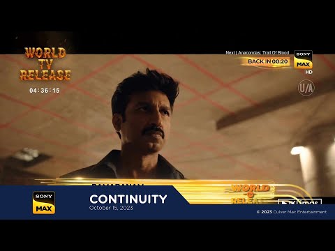 Sony MAX (India) continuity | October 15, 2023