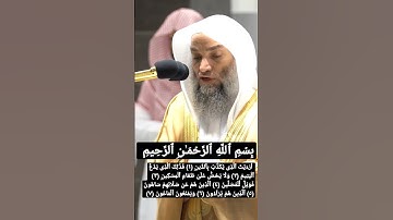 سورة الماعون بصوت الشيخ د فيصل غزوي