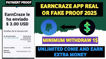 earncraze app real or fake 2025 | paypal earning app - earn money apps | earn paypal money 2025