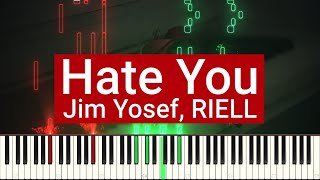 Jim Yosef, RIELL - Hate You | Piano Cover