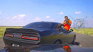 Craziest Police Chases With Armed Suspects - Caught on Dashcam