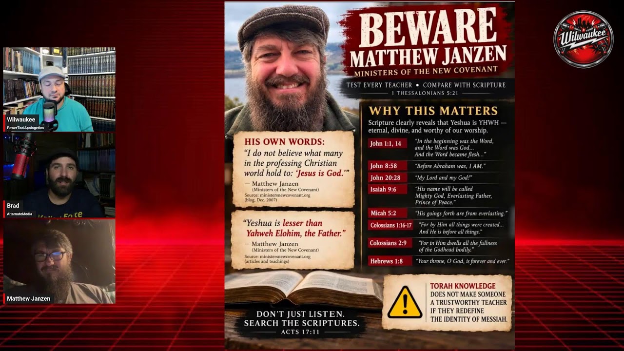 Is Matthew Janzen a false teacher? Let's test that...