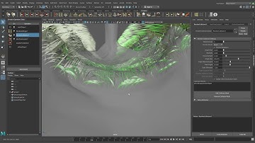 Ornatrix Maya V2 Beta: Resolve Collisions operator and Bifrost Fluid
