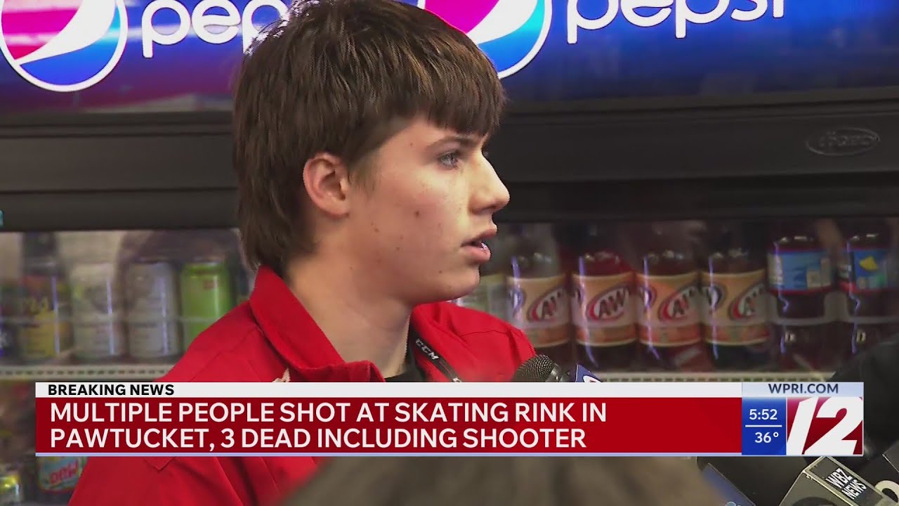 Hockey player details moments shots were fired at Pawtucket ice rink