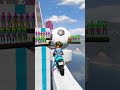 GTA 5 Epic Water Ragdolls | 🕷️Spider-Man vs hulk vs venom & Minions. Fails #gta #shorts bike #gtav