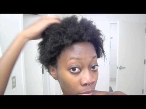 1st 4C HAIR BLOWOUT since big chop - YouTube