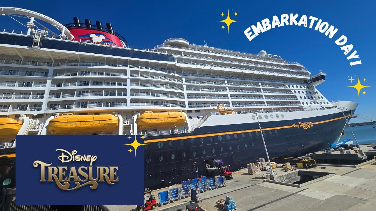 Embarkation Day!! Disney Treasure Western Caribbean Cruise