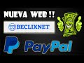 Beclixnet Cómo Funciona Nueva Página para Ganar Dinero a Paypal (Retiras desde SÓLO 1$)