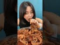 Spicy Seafood Mukbang 🐙 TikTok Chinese ASMR Eating Sounds (Crab,Uni, Octopus, Squid, Sashimi) #asmr