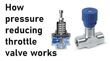 How pressure reducing throttle valve works