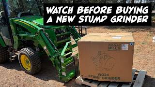 3 Extra Things You'll Need BEFORE Using a New Stump Grinder (Woodland Mills WG24) #tractor
