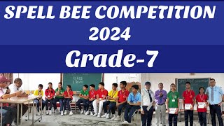 Spell Bee || Grade - 7 ||  Spelling Bee Competition 2024 || BDMEHS School screenshot 4