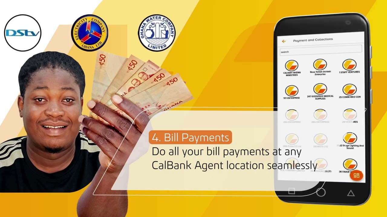 Here Are Things You Can Do At The CalBank Agent Point.